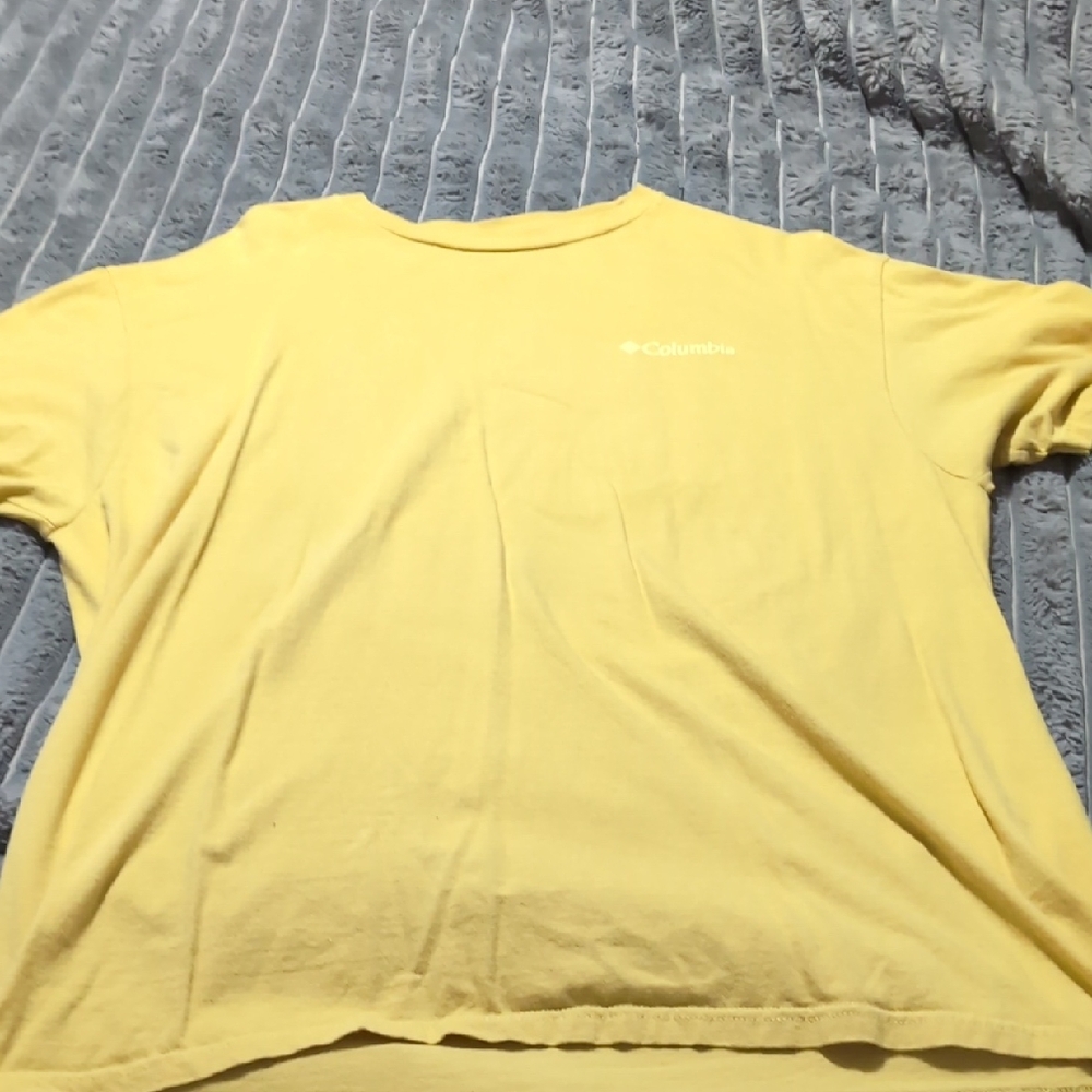 Columbia Soft Yellow Tee